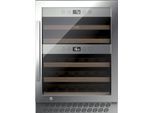 CASO Weinkühlschrank "772 WineChef Pro 40", Energieeffizienz: G, schwarz (silberfarben), B:59,5cm H:82,5cm T:57,5cm, Weinkühlschränke, Weinkühlschrank