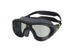 Taucherbrille SPEEDO, schwarz, stee, Sportbrillen, Taucherbrille, mit gebogenem Glas