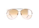 Guess zonnebril gu7739 28G glanzende rosé goudbruine spiegel