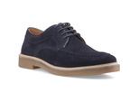 Hush Puppies Genny Leren Heren Navy Veterschoenen