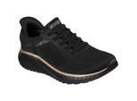 Skechers BOBS Sport Squad Chaos Textil Damen Schwarz/Roségold Turnschuhe