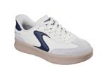 Skechers Hotshot HI - Verhoogde Luxe Polyurethaan Dames Sneakers Off White/Navy