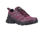 Cotswold Horton Lage Textile Dames Burgundy Wandelschoenen