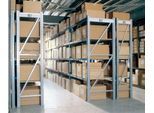 Regalsystem WR 600, Grundfeld, Traverse verzinkt, mit 2 Ebenen, 2200 x 1500 x 1050 mm