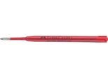 Faber-Castell Ersatz-Gelrollermine G2, Strichstärke 0,4 mm, Ø 0,7 mm, Schreibfarbe rot, dokumentenecht, mit Metallspitze, Kunststoff, 10 Stück
