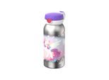 Trinkflasche MEPAL "Edelstahl-Trinkflasche mit Klappdeckel Campus 600 ml", lila (unicorn glow), H:19,5cm, Trinkflaschen, Trinkflasche, Spülmaschinengeeignet