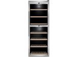 CASO Weinkühlschrank "WineComfort 1260 Smart", Energieeffizienz: G, schwarz (silberfarben), B:60cm H:158cm T:63cm, Weinkühlschränke, Weinkühlschrank
