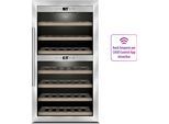 CASO Weinkühlschrank "725 WineComfort 660 Smart", Energieeffizienz: G, grau (schwarz), B:59,5cm H:103,5cm T:63cm, Weinkühlschränke, Weinkühlschrank
