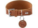 Dog Sport HUNTER Windhundhalsband aalborg cognac XS-S