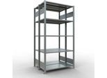 SCHULTE Lagertechnik - Stecks.Doppelgrundregal Typ 150 - 2000x1000x2x400 mm verz.2x5 Böden