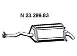 VEGAZ Endschalldämpfer ms335ebern hinten für Mercedes