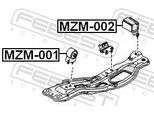 FEBEST Lagerung, Motor mzm001 vorne für MAZDA