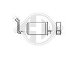 DIEDERICHS Wärmetauscher, Innenraumheizung dcm1176 für Peugeot