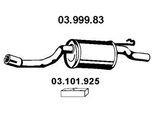 EBERSPÄCHER Endschalldämpfer 0399983 hinten für Fiat