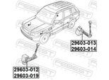 FEBEST Sensor, Leuchtweiteregulierung 29603012 für LAND ROVER