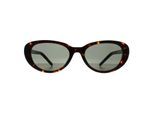 Saint Laurent Katoog Dames Donker Gespikkeld Havana Grijs SL M154
