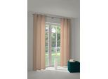 Vorhang ADAM "Uni Collection" Gr. 2, braun (hellbraun), B:145cm H:175cm, Jacquard, Baumwolle (Bio-Baumwolle), Gardinen, Vorhang, aus 100% Bio-Baumwolle
