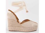Montevita Espadrilles Met Een Sleehak Balenci12 Beige