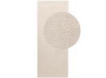 Hanse Home Läufer Calmio, Creme, Textil, Struktur, rechteckig, 80x200 cm, für Fußbodenheizung geeignet, in verschiedenen Größen erhältlich, pflegeleicht, strapazierfähig, Teppiche & Böden, Teppiche, Teppichläufer