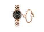 Quarzuhr ISABELLA FORD "SFE1-1", rosa (rose gold), Armbanduhren, Damen, Quarzuhr