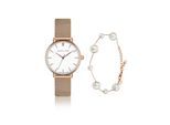 Quarzuhr ISABELLA FORD "SFD2-1", rose gold, Armbanduhren, Damen, Quarzuhr