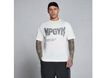 MP Herren Lift Burnout Baumwolle Grafik-T-Shirt - Retro Weiß - XL