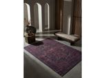 Teppich Flachgewebe Waschbar PIZOL in Rot, im Vintage-Stil, 160 x 230 cm