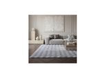 Teppich Hochflor Waschbar NAUDERS in Silber, einfarbig, 200 x 290 cm