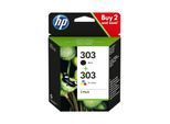 HP 303 Combo-Pack (2) BLK+COL Druckerpatrone