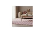 Teppich Hochflor Waschbar NAUDERS in Rosa, einfarbig, 140 x 200 cm