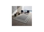Teppich Outdoor LIRIA in Grau, mit Bordüre, 120 x 170 cm