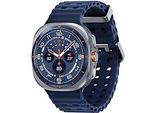 Samsung Galaxy Watch Ultra (2025) 47 mm Titangehäuse titanium blue am Marine Band blue [Wi-Fi + 4G]