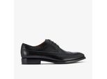 Banstead Tip Zwarte Leren Schoenen