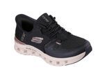 Skechers Glide-Step Pro Radiant Stride Dames Zwart Mesh/Roségouden Accent Sneakers