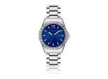 Quarzuhr CLARE MOSS "CMA5-B058S", silber, Armbanduhren, Damen, Quarzuhr
