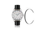Quarzuhr MARC LAUDER "SME2-1", schwarz, Armbanduhren, Herren, Quarzuhr