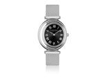 Quarzuhr CLARE MOSS "CMC8-B014S", silber, Armbanduhren, Damen, Quarzuhr