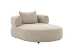 P & B Xxl-Sessel Ferro, Beige, Kunststoff, Füllung: Komfortschaum, Silikon, 122x76x156 cm, Made in EU, FSC 100%, Wohnzimmer, Sessel, XXL-Sessel