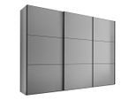 Moderano Schwebetürenschrank, Hellgrau, Holzwerkstoff, 6 Fächer, 2 Schublade(n) Schubladen, 298x222x68 cm, Goldenes M, BQ - Bündnis für Qualität, Made in Germany, Typenauswahl, Beimöbel erhältlich, umfangreiches Zubehör in verschiedenen Größen Holzdekoren erhältlich, Schlafzimmer, Kleiderschränke, Kleiderschränke 3-türig