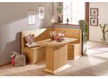Essgruppe OTTO HOME "Sara", beige (naturfarben), B:105cm H:75cm T:65cm, Sitzmöbel-Sets, Essgruppe, Massivholz-Set, aus massiver Kiefer, mit Paneel-Rücken