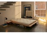 Bettgestell KARUP DESIGN "JAPAN BED Futonbett aus FSCzertifiziertem Massivholz, Eiche, bequem", oiled oak, B:148cm H:20cm L:228cm, Betten, Bettgestell, zeitlos,, inkl. Lattenrost, ohne Matratze, Made in Europa