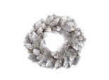 Premier Kerstkrans met punt (Zilver)