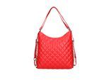 Roberta Rossi Geconverteerde schoudertas in een rugzak kan worden omgezet Vrouwen RED