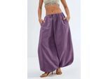 Elastische Taille Ballon Broek