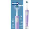 Elektrische Zahnbürste ORAL-B "Oral-B Pro Vitality", lila (violett), ElektrozahnbürstenB:3,5cm H:24cm T:3,5cm, Kunststoff, Elektrische Zahnbürste, 1 Aufsteckbürste, B:3,5cm H:24cm T:3,5cm