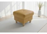 Polsterhocker SIT & MORE "Pamela, Leder, B: 58 cm", orange (curry), B:58cm H:48cm T:58cm, Hocker, Polsterhocker, mit praktischen Stauraum, hochwertige Qualität, verschiedene Farben