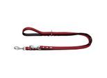 Hunter verstellbare Hundeführleine basic rot 1,8 cm