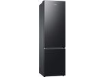 SAMSUNG Kühl-/Gefrierkombination "RB38C607AS9", Energieeffizienz: A, silber (premium schwarz steel), Rechtsanschlag, wechselbar, Kühlschränke, No Frost+, SpaceMax, Wifi & AI Energy Mode, Kühl-/Gefrierkombination