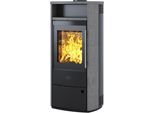 Kaminofen KLEINING "»DUBLIN« Naturstein, 6 kW, Katalysator, Scheibenspülung", beige (naturstein), Kaminöfen, Kaminofen