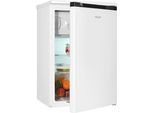 EXQUISIT Kühlschrank "KS15-4-051C weiss", Energieeffizienz: C, weiß, Rechtsanschlag, wechselbar, Kühlschränke, Flexibel & geräumig: 107 L Mini-Kühlschrank mit 4-Sterne Gefrierfach, Kühlschrank